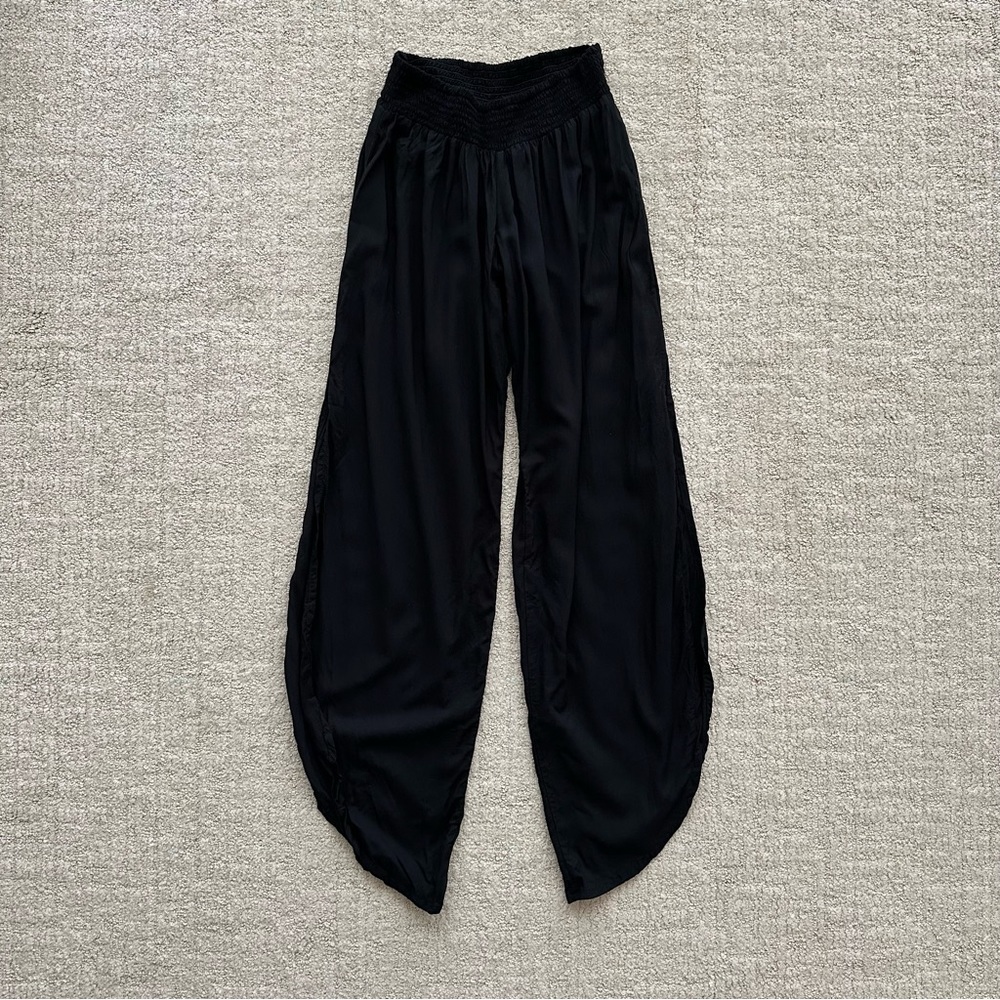 Khush Rayon Pants in Black, Size XS